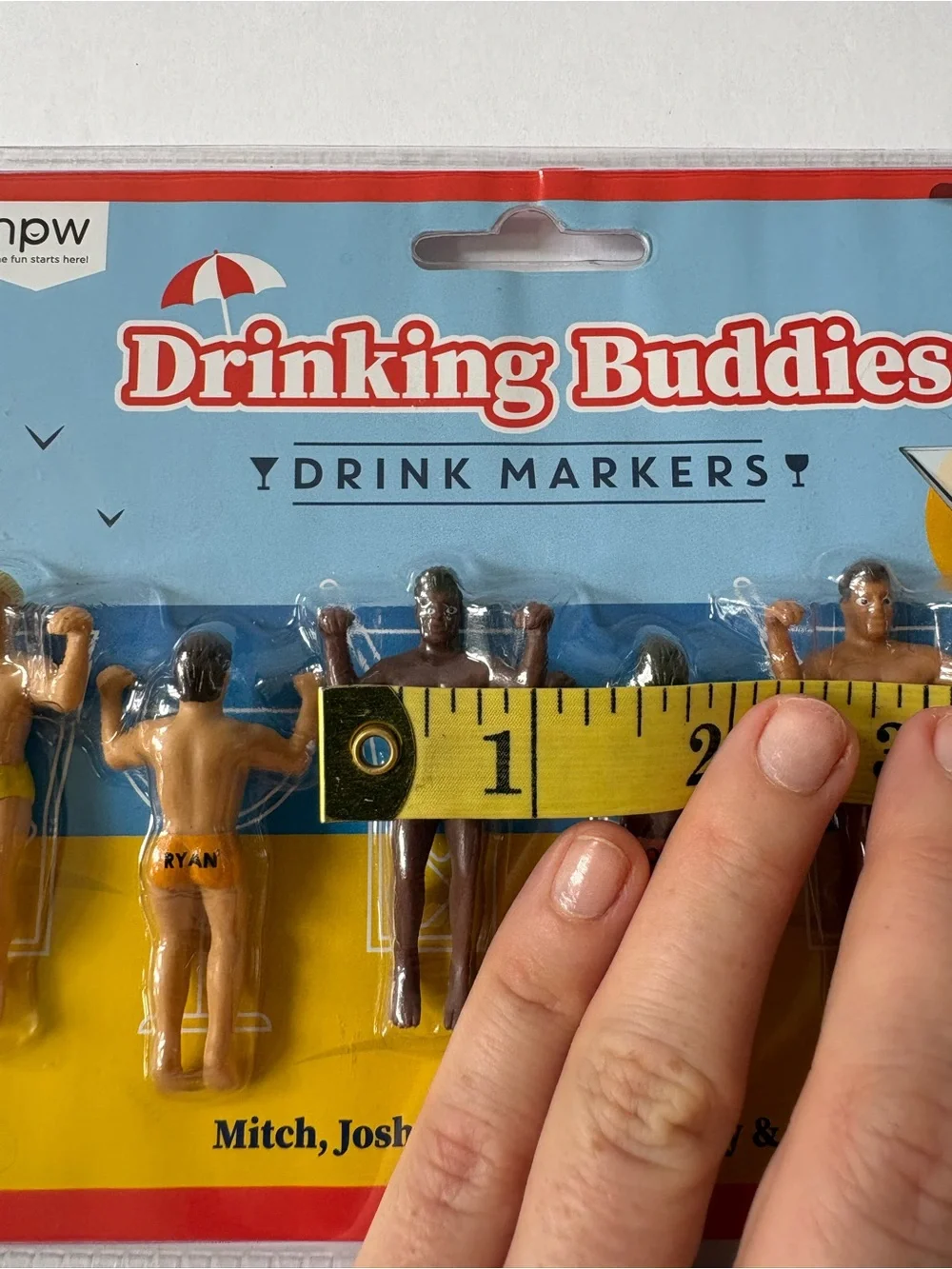 Drinking Buddies Drink Markers Hanging Men Bridal Wine Bachelorette Party Gag
